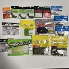 バス釣り引退セット　ゲーリー　ファットイカ　イマカツ　など17個セットのサムネイル
