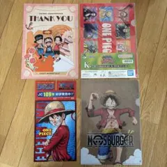 ONE PIECE クリアファイル 4枚セットのサムネイル