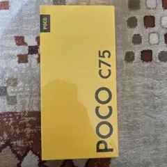 POCO C75 ブラック 6GB RAM 128GB ROM