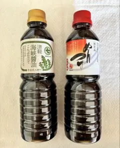 マルシチ 津軽海峡醤油＆めんつゆ 500ml 各1本のサムネイル