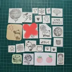 まとめ売り　消しゴムはんこ