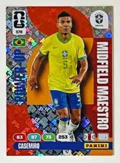 パニーニ ワールドカップ 26 Casemiro キラカード XLアドレナリン