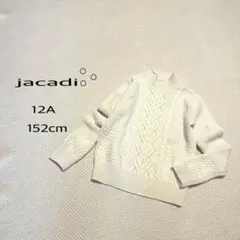 jacadi キッズトップス ニットセーター 150cm オフホワイト