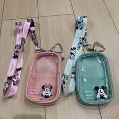 ミニーマウス・ミッキーマウス ポーチセット