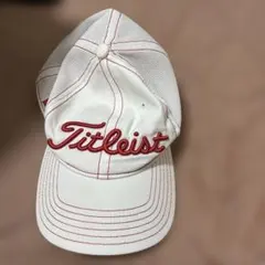 Titleist Pro V1 キャップ ホワイト レッド ゴルフのサムネイル