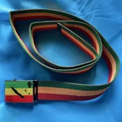 Rasta Color KANAK ＋Fist Buckle GI Belt‼️