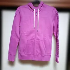 UNDER ARMOUR ピンク フルジップパーカー　スポーツウエア1/4迄の価
