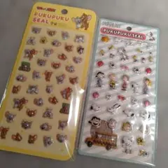 ぷくぷくシール✨新品未使用未開封❗トムとジェリー✨スヌーピー