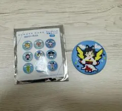 細田守の原点/展 サマーウォーズ　トレーディング刺繍缶バッジ なつきのサムネイル