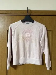 阪神タイガース ピンク ロゴ刺繍 トレーナー