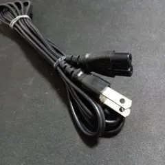 電源ケーブル 2ピンプラグ 約1.8メートル