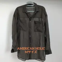 AMERICAN HOLIC シースルーシャツ Mサイズのサムネイル
