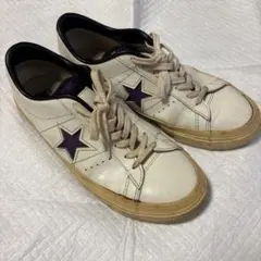 CONVERSE ALL STAR スニーカー ホワイト パープルのサムネイル