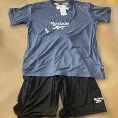 Reebok ジャージ上下セット ブルーグレー Lサイズ