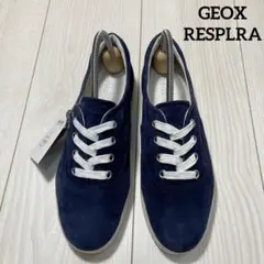 タグ付き未使用品 GEOX RESPLRA スエード オーセンティックスニーカーのサムネイル