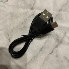 USB-A to Micro USB ケーブル 約0.45mブラック