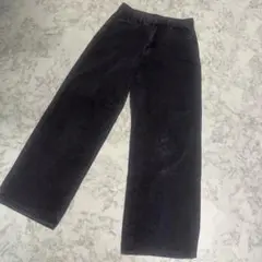 DAZY ストレートデニム ワイドパンツ ブラック　M