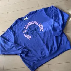 紫　グレイトフルデッド　裏パイル　スウェットトレーナー　LLサイズ