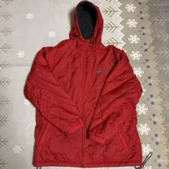 Hanes キルティングジャケット　ダウンジャケット　赤　リバーシブル