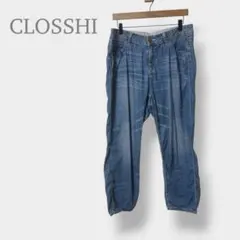 【クロッシー】デニムパンツ ストレート ジーンズ　ジーパン　メンズ カジュアルのサムネイル