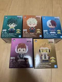 一番くじ　ヒロアカF賞 SOFVICちゅ　ソフビクちゅ 5種