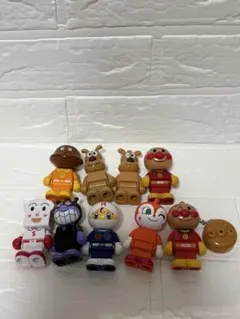 アンパンマン 人形セット 9体＋キーホルダー 動作OK まとめ売り