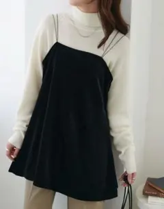 DISCOAT ベロアキャミチュニック