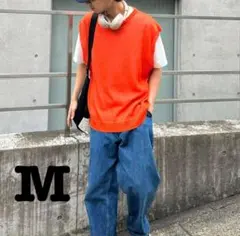 新品　CIAOPANIC TYPY アンサンブルベスト　オレンジ　M