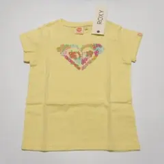 ROXY ロキシー 定価2860円 花プリント半袖Tシャツ 110 キッズ21のサムネイル
