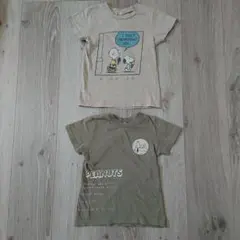 【スヌーピー100㎝2着】男の子 ベビー服 子供服 夏 トップス Tシャツのサムネイル