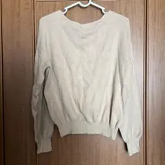 OPAQUE.CLIP ベージュ 長袖ニット 40/L