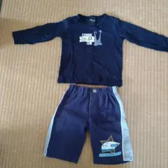 COMME CA ISM 長袖シャツとショートパンツセット 100cm