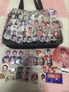 TWICE チェヨン 缶バッジ トートバッグ 痛バ