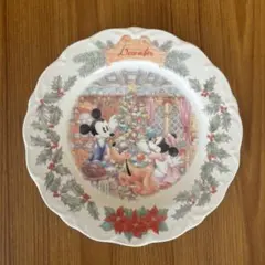 ディズニー　ミッキー ミニー　クリスマスプレート