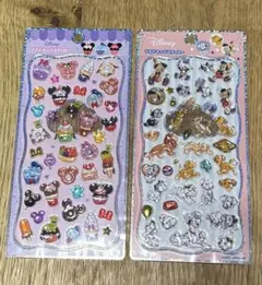 プチドロップステッカー ２枚セット　ディズニー　カップケーキ　ピノキオ