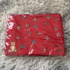SK-II x Maison Kitsune コラボ ポーチ レッド