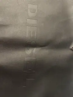 DIESEL ブラック 合成皮革　ショッパー袋