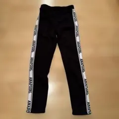 ANAPGIRL ブラック 裏起毛レギンス xs