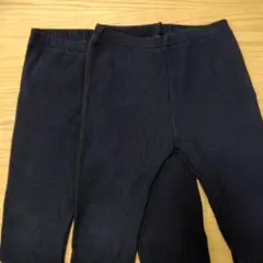 〈サイズ110〉ユニクロ_キッズ リブレギンス 2枚セット