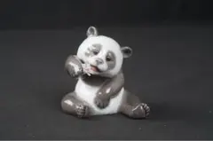 リヤドロ パンダ ピンクの花 フィギュリン 置物 b33 美品 リヤドロ パンダ ピンクの花 フィギュリン 置物 - メルカリ