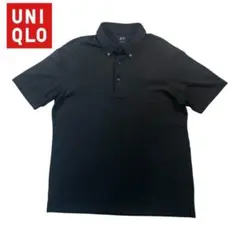 UNIQLO ユニクロ｜エアリズムポロシャツ｜BD｜ブラック｜L ｜胸ポケット無