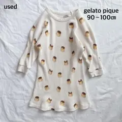 gelato pique* ジェラート・ピケ プリン柄 ワンピース