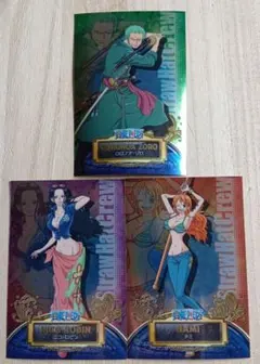 ワンピースメタリックシートガム ナミ ゾロ ロビン
