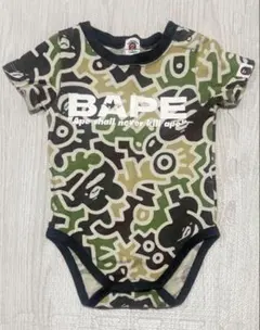 A BATHING APE 迷彩ロンパース - メルカリ