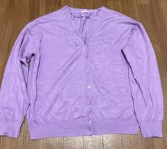 り*様 薄紫 カーディガン 長袖