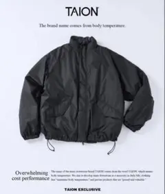 TAION / タイオン 別注 リバーシブル ショートモッズ ダウンブルゾン