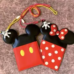 東京ディズニーリゾート　パスケース　ミッキー　ミニー　ペア　お揃い