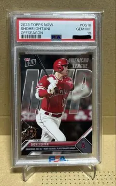 PSA10】 Topps 大谷翔平 デコピン 2023MVP受賞記念 OS19 - メルカリ
