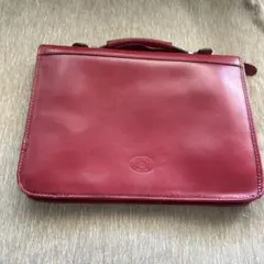 Mao様専用 レザー製 赤 ショルダーバッグ