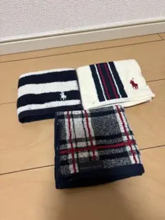 ポロ・ラルフ・ローレン ハンカチ 3枚セット